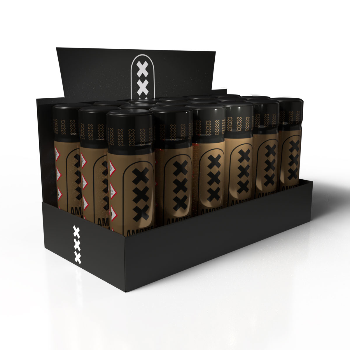 Amsterdam XXX Propyl counter display tray — 18 units