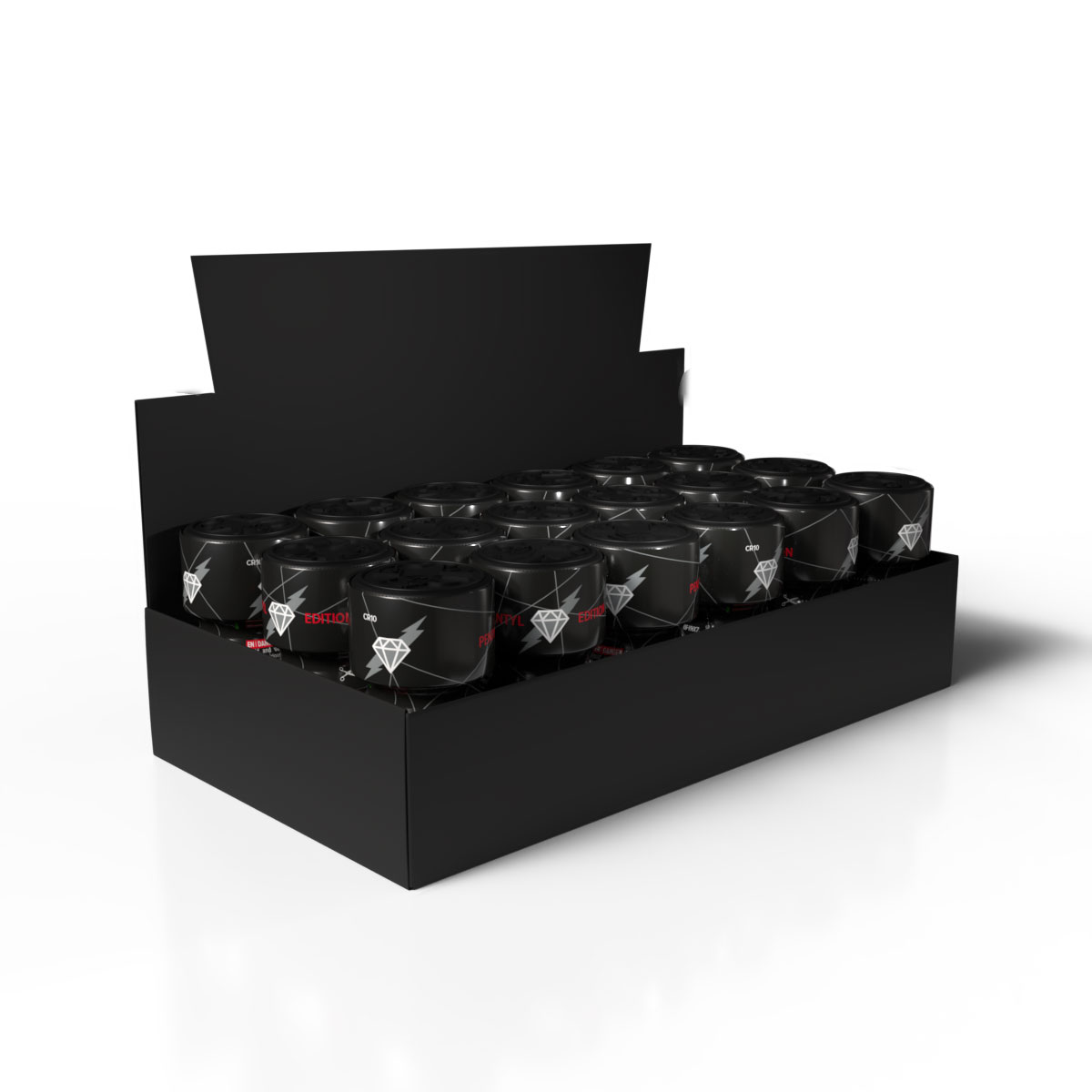Cristal Rush counter display tray — 18 units