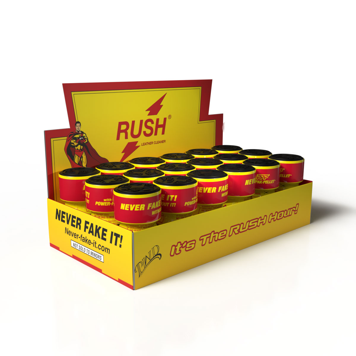 Rush counter display tray — 18 units